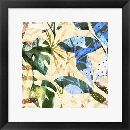 Framed Technicolor Jungle III Print