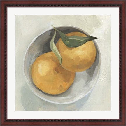 Framed Fruit Bowl II Print