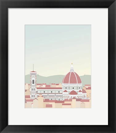 Framed Travel Europe--Firenze Print