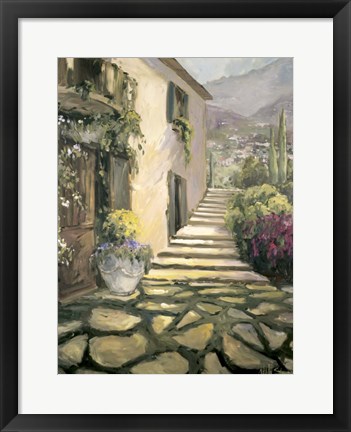 Framed Italian Villa II Print