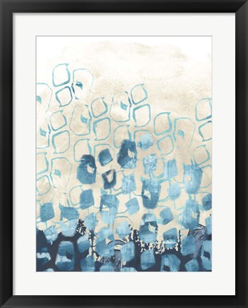Framed Pattern Shore II Print