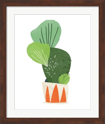 Framed Happy Plants I Print