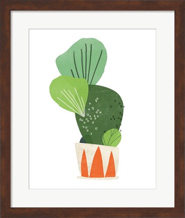 Framed Happy Plants I Print