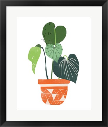 Framed Happy Plants II Print