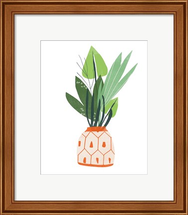 Framed Happy Plants III Print