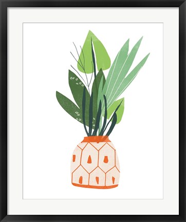 Framed Happy Plants III Print