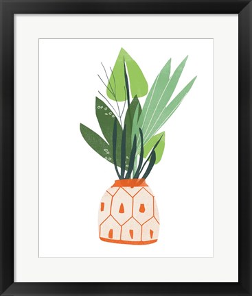 Framed Happy Plants III Print