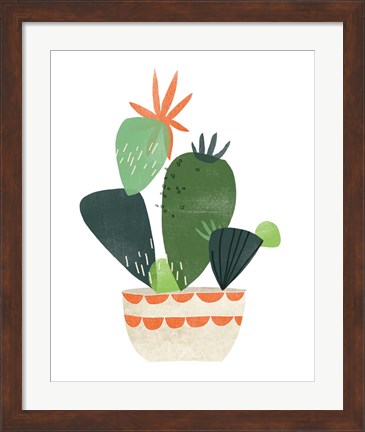 Framed Happy Plants IV Print