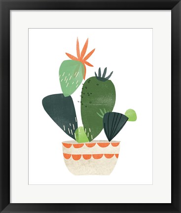 Framed Happy Plants IV Print