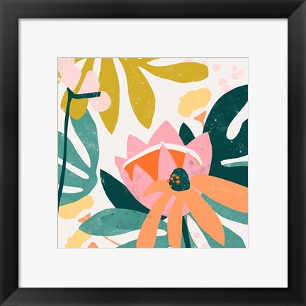 Framed Cut Paper Garden III Print