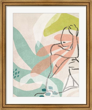 Framed Tropical Nude II Print