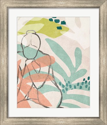 Framed Tropical Nude III Print