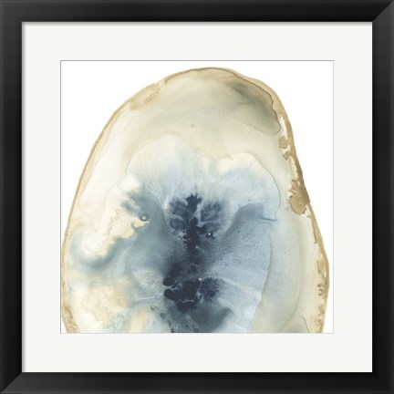 Framed Cropped Geodes II Print