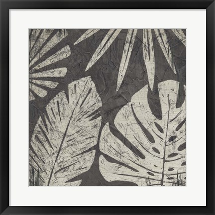 Framed Tribal Palms I Print