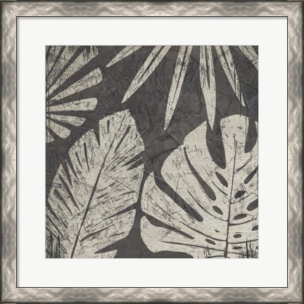 Framed Tribal Palms I Print