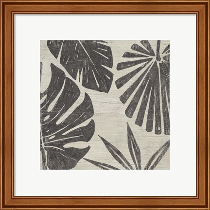 Framed Tribal Palms II Print