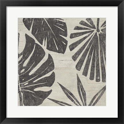 Framed Tribal Palms II Print