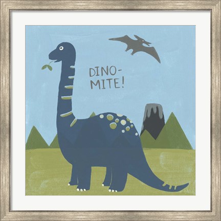 Framed Dino-mite II Print