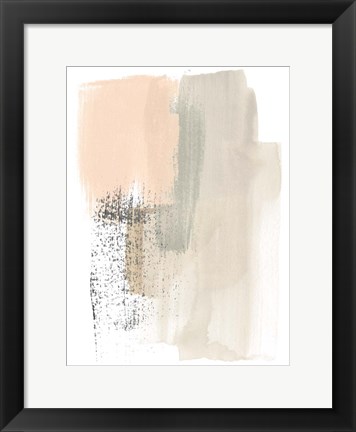 Framed Blush Abstract I Print