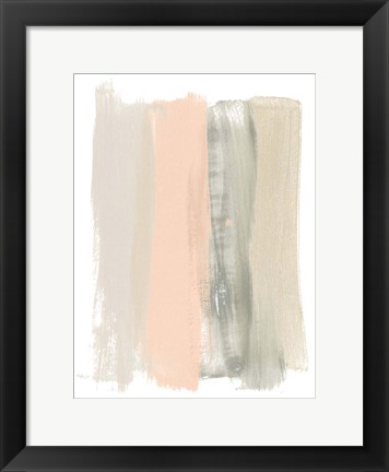 Framed Blush Abstract II Print