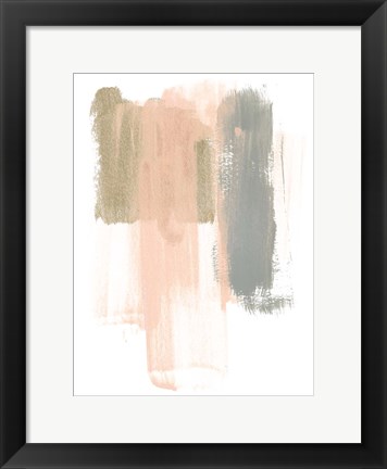 Framed Blush Abstract IV Print