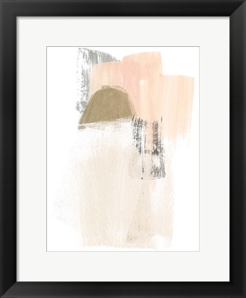 Framed Blush Abstract V Print