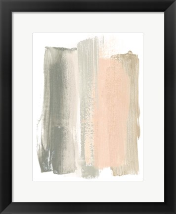 Framed Blush Abstract VIII Print