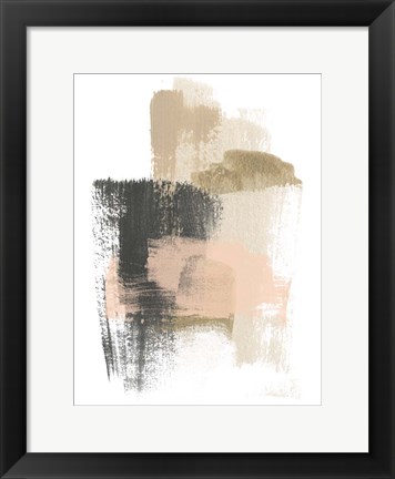 Framed Blush Abstract IX Print