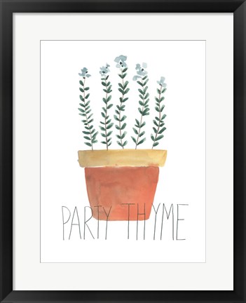 Framed Punny Plant IV Print