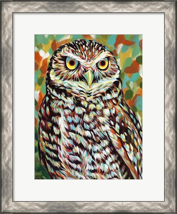 Framed Fury Feather Friends II Print