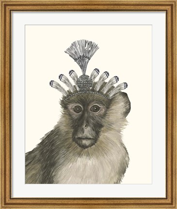 Framed Majestic Monkey II Print