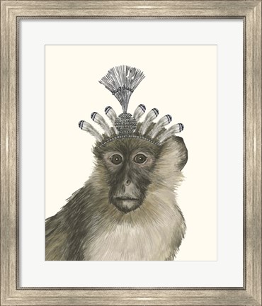 Framed Majestic Monkey II Print