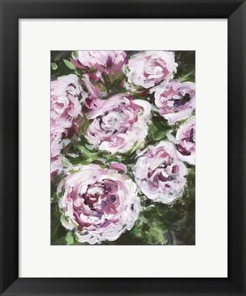 Framed Rose Rhapsody I Print