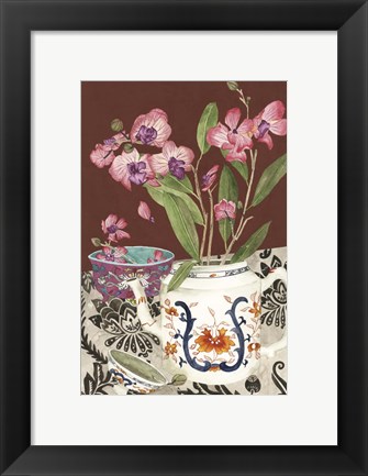 Framed Elegant Arrangement II Print