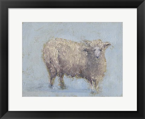 Framed Sheep Strut I Print