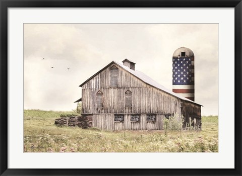 Framed One Land, One Flag Print