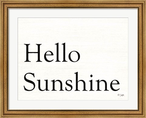 Framed Hello Sunshine Print