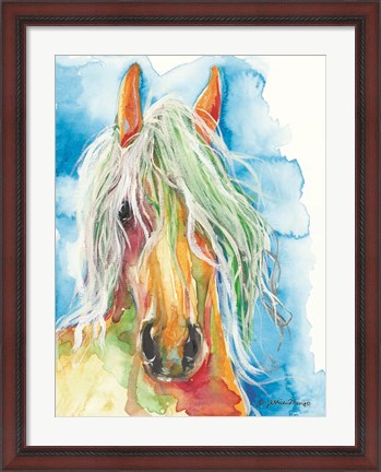 Framed Water Horse Print