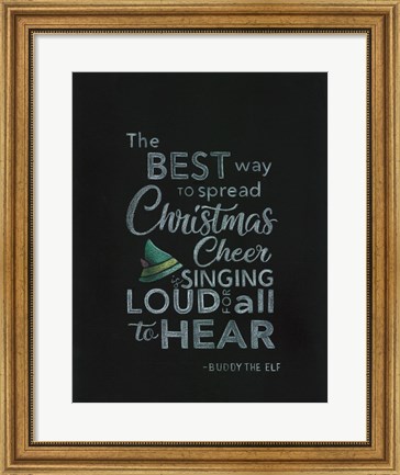 Framed Christmas Cheer Print