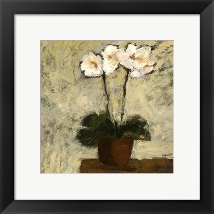 Framed Orchid Textures I Print