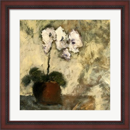 Framed Orchid Textures II Print