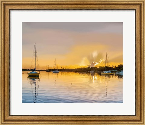 Framed Sailing Portrait II Print