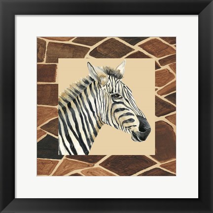 Framed Safari I Print