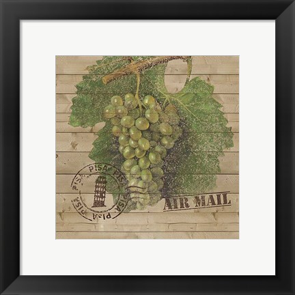 Framed Grape Crate IV Print
