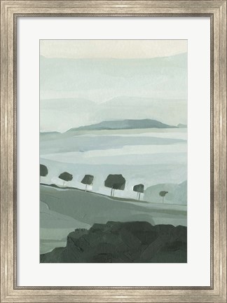 Framed Blue Ridge Fog I Print