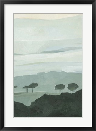 Framed Blue Ridge Fog II Print
