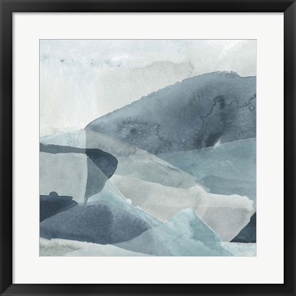 Framed Blue Range II Print