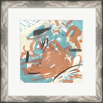 Framed Abstract Composition I Print