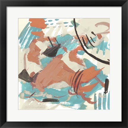 Framed Abstract Composition II Print
