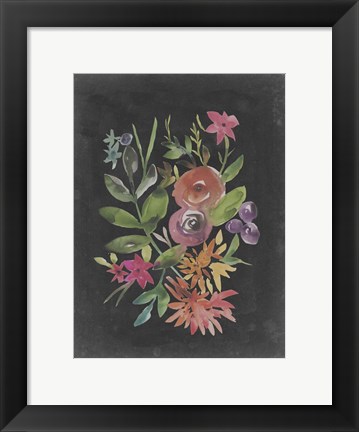 Framed Velvet Floral II Print